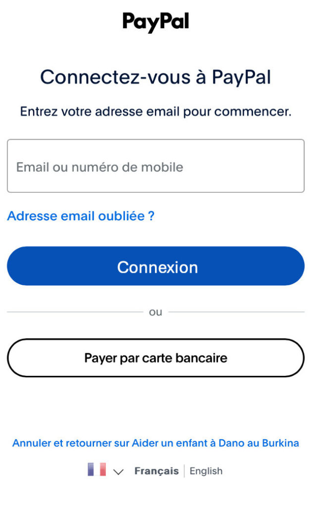 Info paiement CB